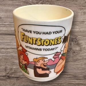 Vintage 1988 Flintstones Mail Away Vitamin Premium Mug by Deka